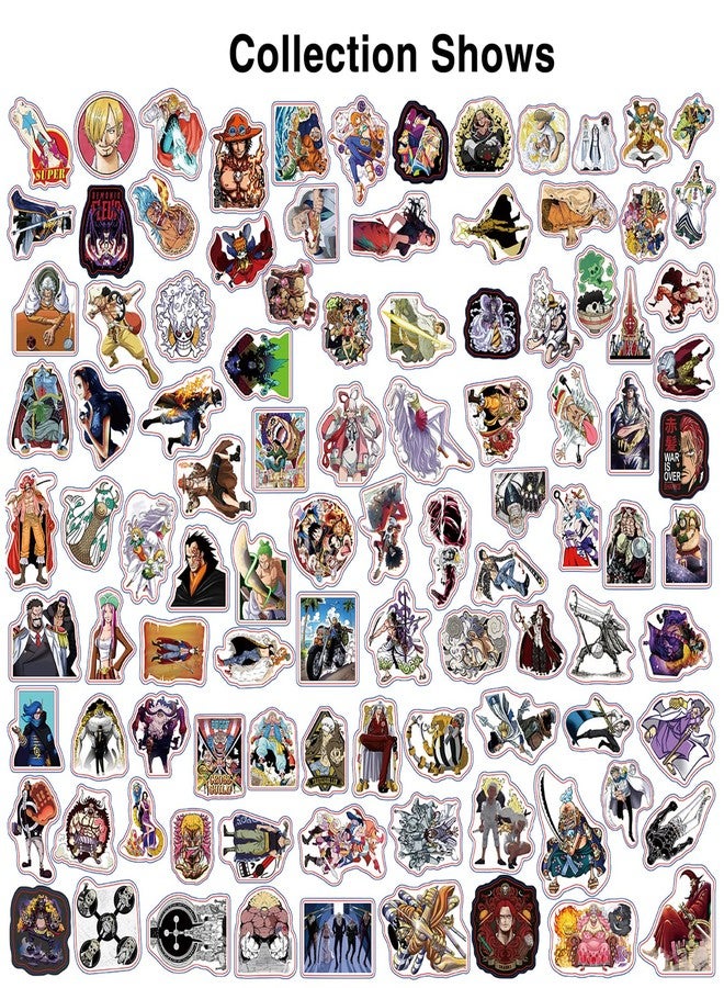Pounchi Cool Anime Stickers (100 Pcs) Cartoon PVC Sticker, Gifts for Laptop Water Bottle Skateboard Party Supplies Decorations Teens Kids - Image 2
